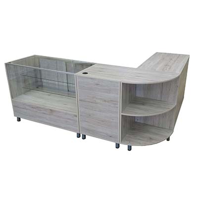 deluxe barn wood showcase set